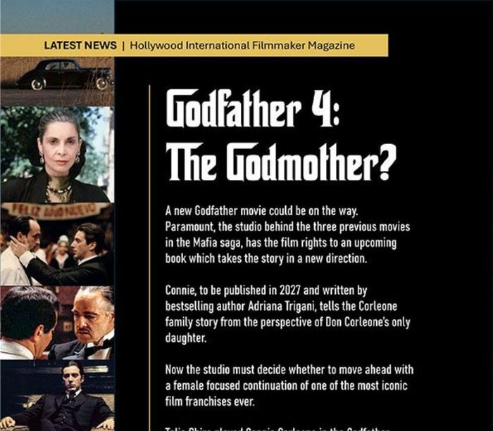 Godfather 4: The Godmother? page with Godfather film stills