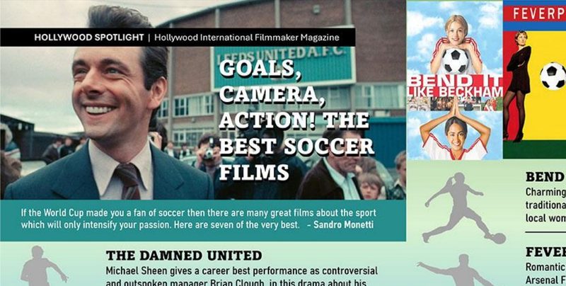 Goals, Camera, Action! The Best Soccer Films title graphic